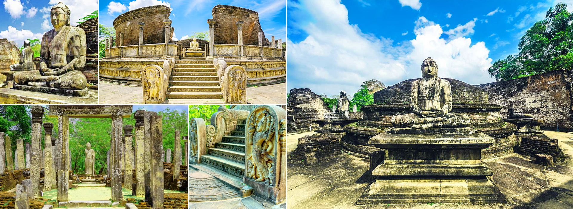 Polonnaruwa in Sri Lanka
